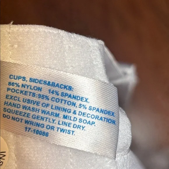 Mastectomy Bra, Jodee, Seamless Molded Camisole Bra, White, 42C - Picture 8 of 10